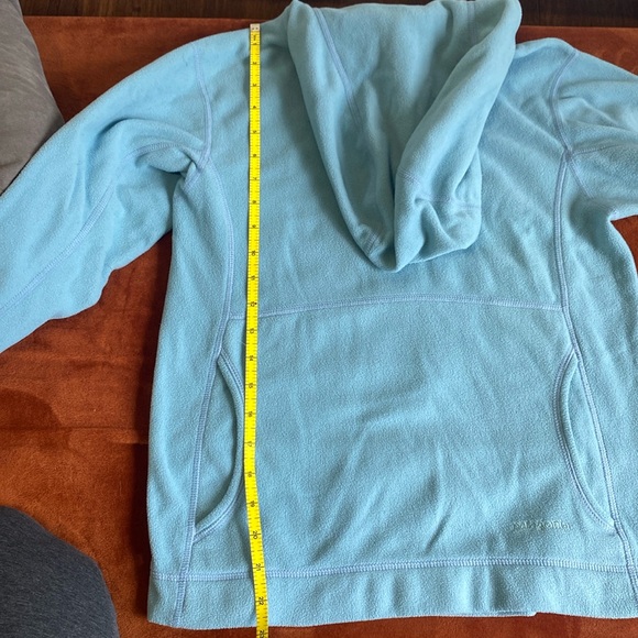 Vintage Patagonia Synchilla Hoodie Fleece BLUE Sweatshirt Pullover Women’s S/XS - Picture 5 of 6
